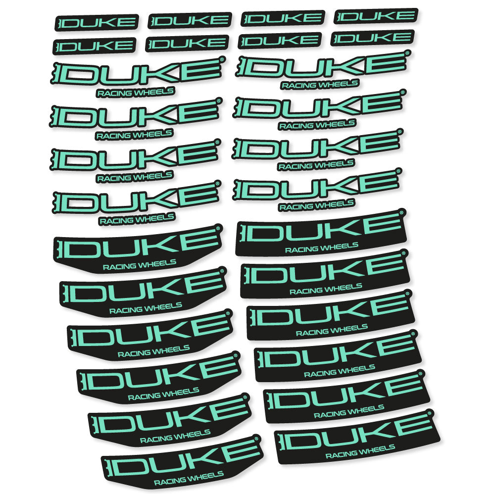 Stickers Duke Lucky Jack SLS3 compatibles Autocollants roues VTT 29"