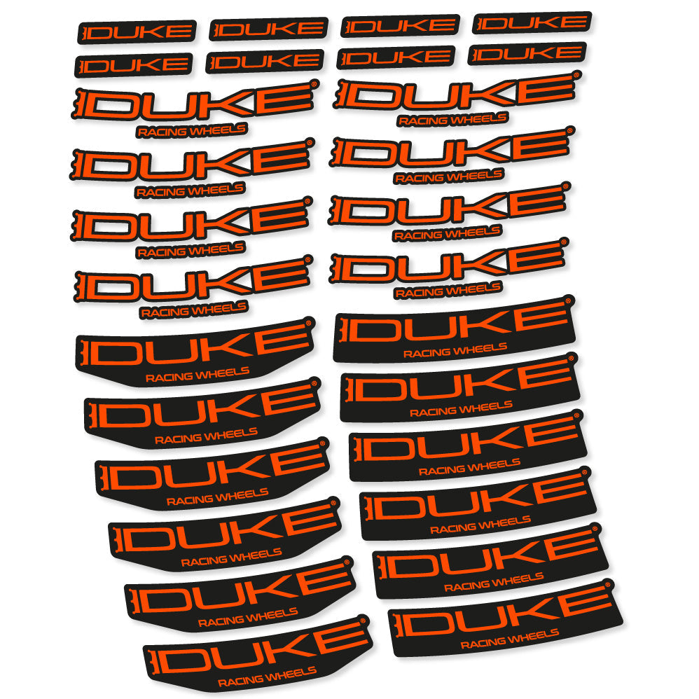 Stickers Duke Lucky Jack SLS3 compatibles Autocollants roues VTT 29"