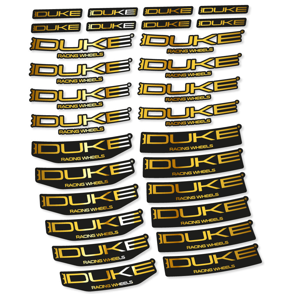 Stickers Duke Lucky Jack SLS3 compatibles Autocollants roues VTT 29"