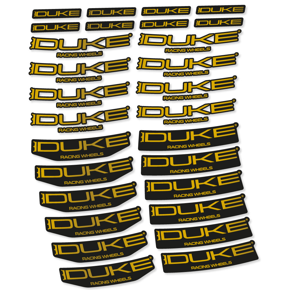 Stickers Duke Lucky Jack SLS3 compatibles Autocollants roues VTT 29"