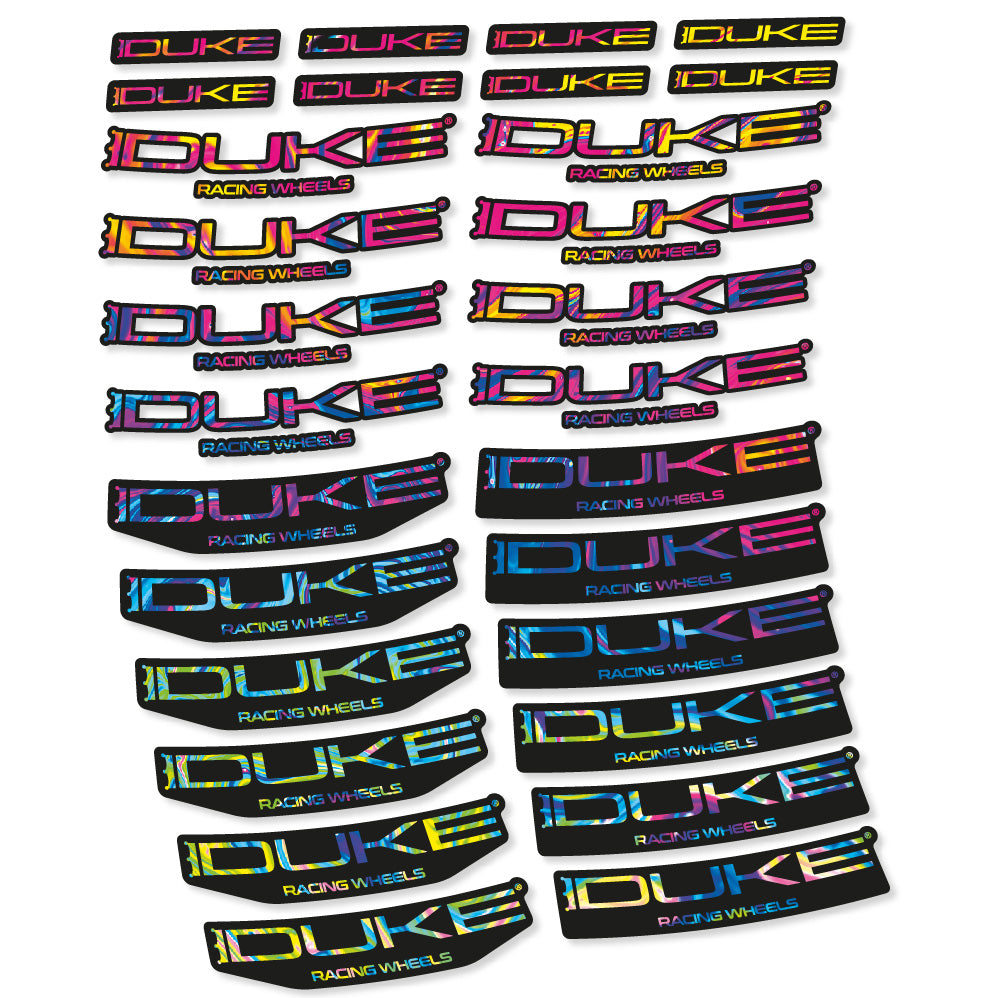 Stickers Duke Lucky Jack SLS3 compatibles Autocollants roues VTT 29"