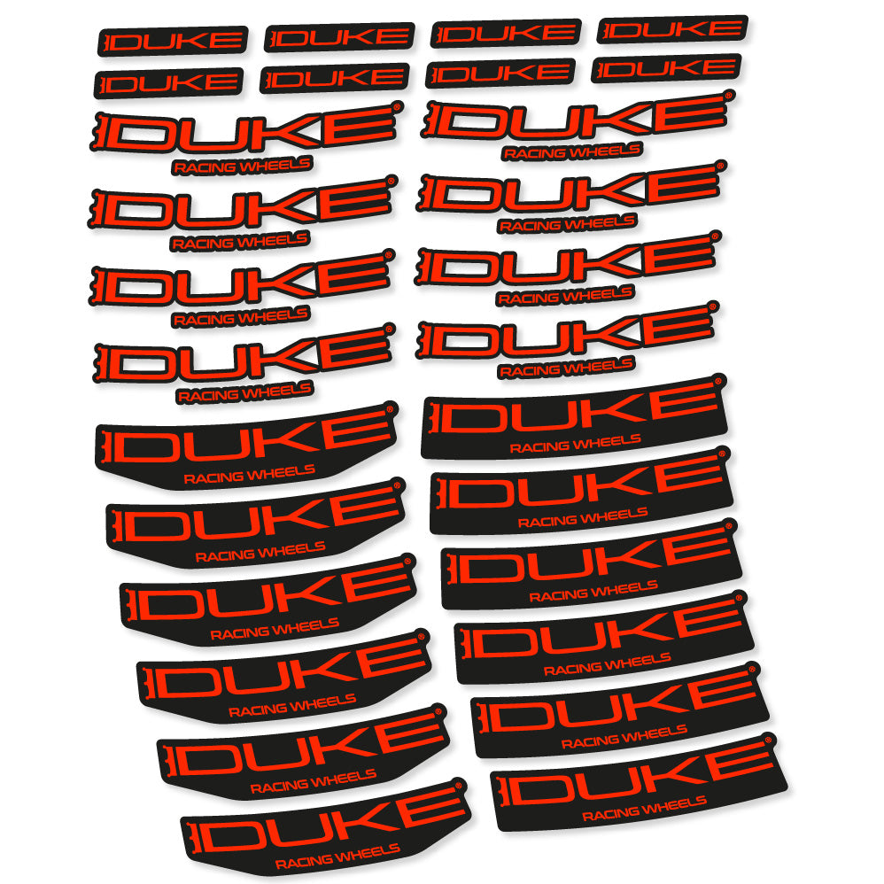 Stickers Duke Lucky Jack SLS3 compatibles Autocollants roues VTT 29"