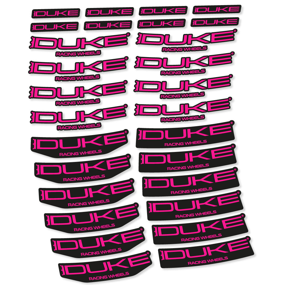 Stickers Duke Lucky Jack SLS3 compatibles Autocollants roues VTT 29"