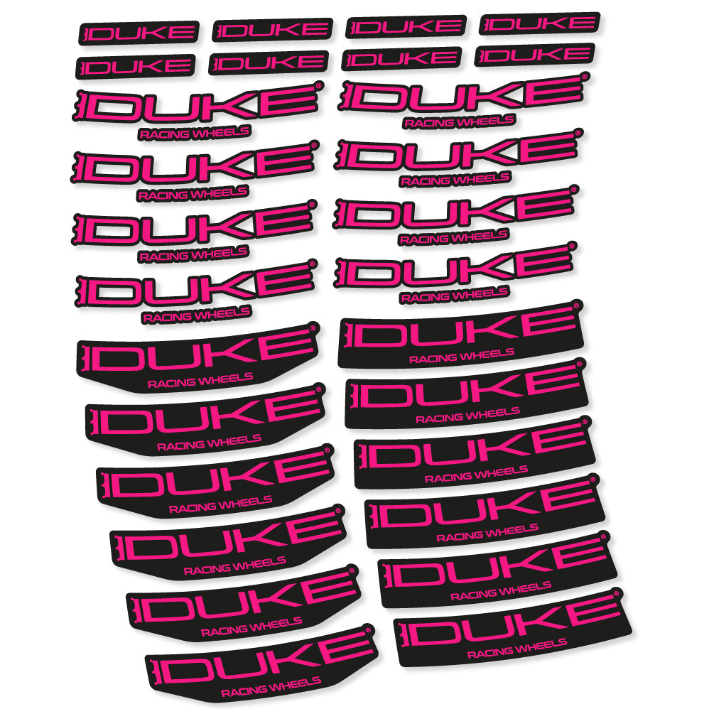Stickers Duke Lucky Jack SLS3 compatibles Autocollants roues VTT 29"