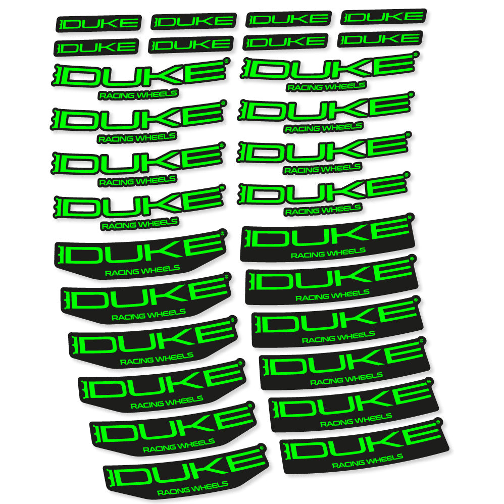 Stickers Duke Lucky Jack SLS3 compatibles Autocollants roues VTT 29"