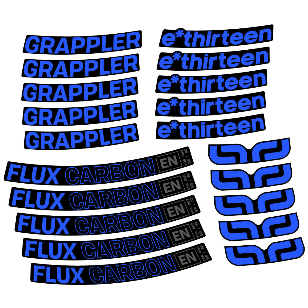 Stickers EThirteen Grappler Flux compatibles Autocollants roues VTT 29"