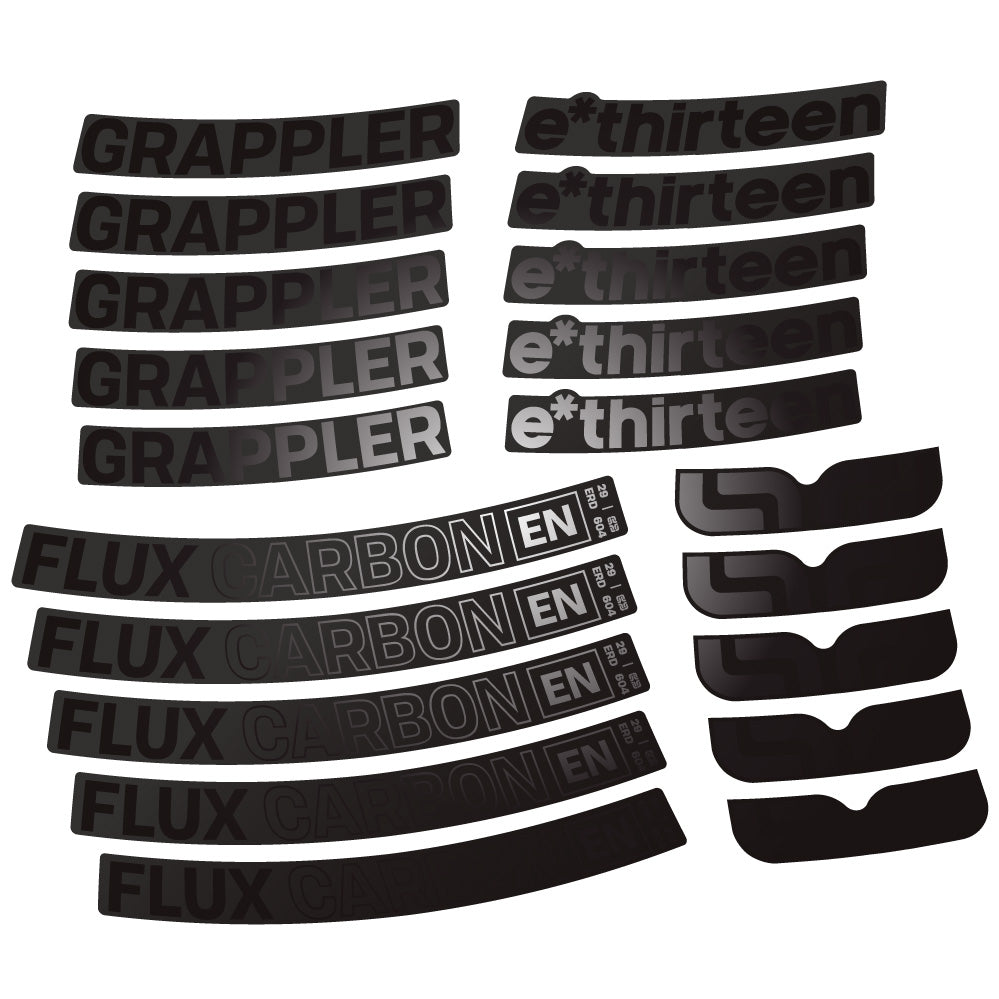 Stickers EThirteen Grappler Flux compatibles Autocollants roues VTT 29"