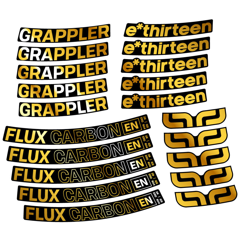 Stickers EThirteen Grappler Flux compatibles Autocollants roues VTT 29"