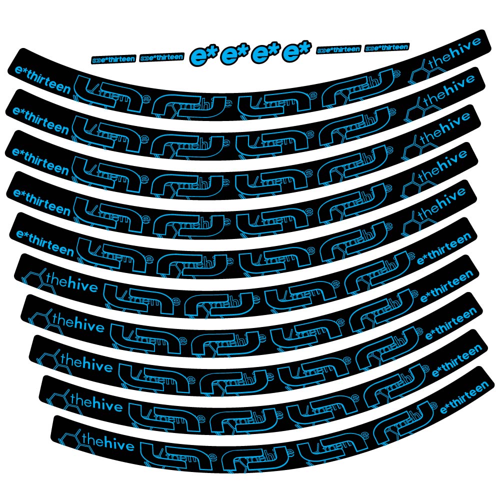 Stickers eThirteen TRS compatibles Autocollants roues VTT 29"