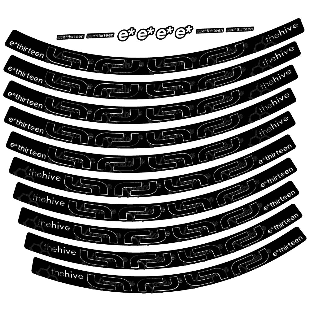 Stickers eThirteen TRS compatibles Autocollants roues VTT 29"