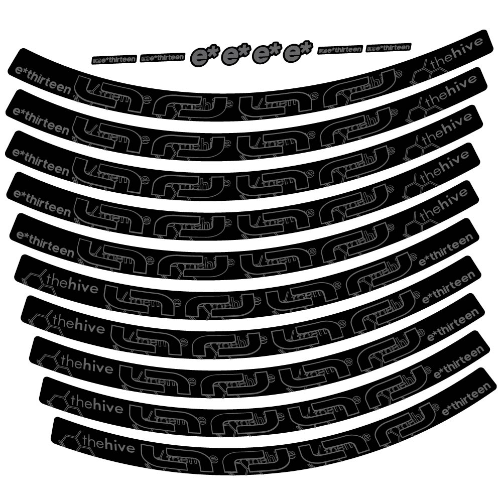 Stickers eThirteen TRS compatibles Autocollants roues VTT 29"