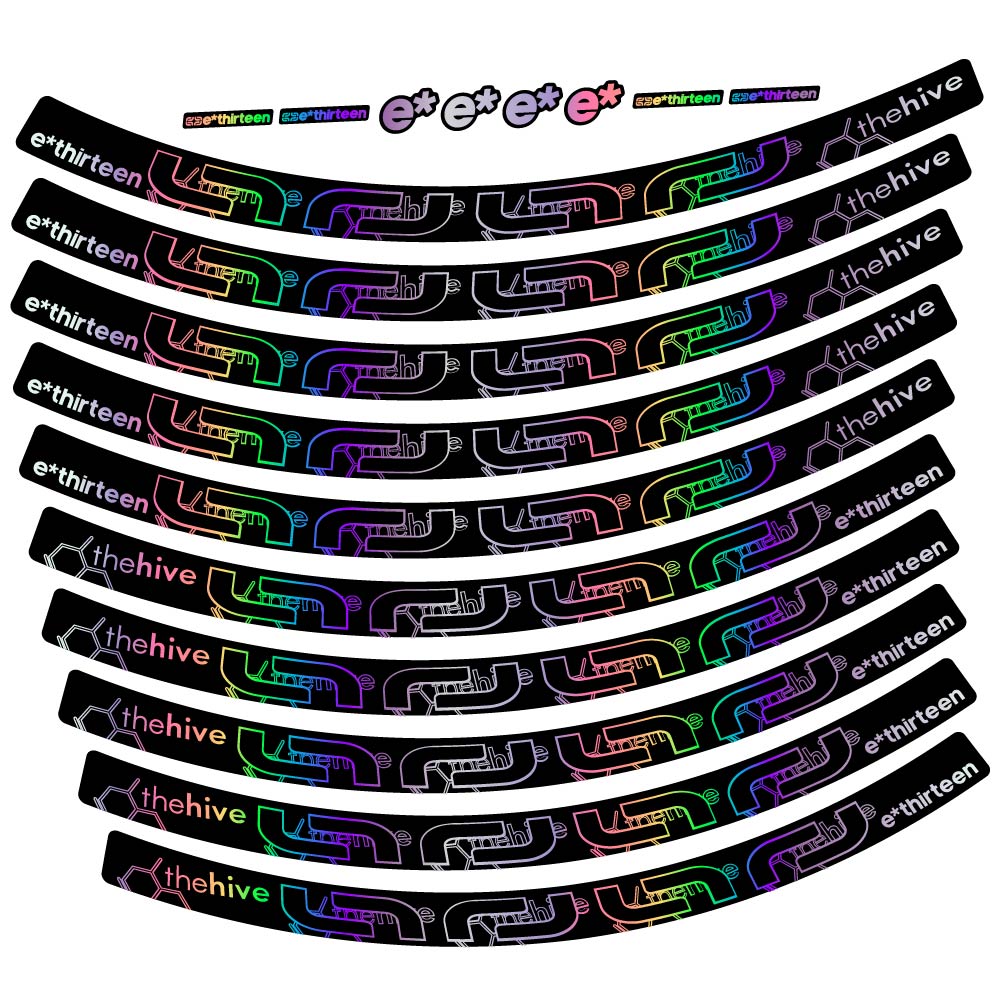 Stickers eThirteen TRS compatibles Autocollants roues VTT 29"