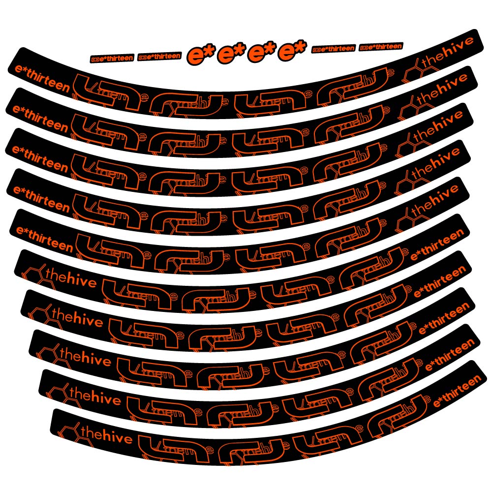 Stickers eThirteen TRS compatibles Autocollants roues VTT 29"