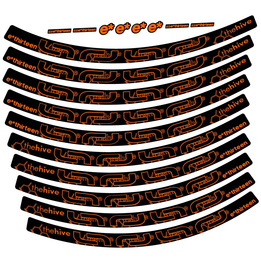 Stickers eThirteen TRS compatibles Autocollants roues VTT 29"