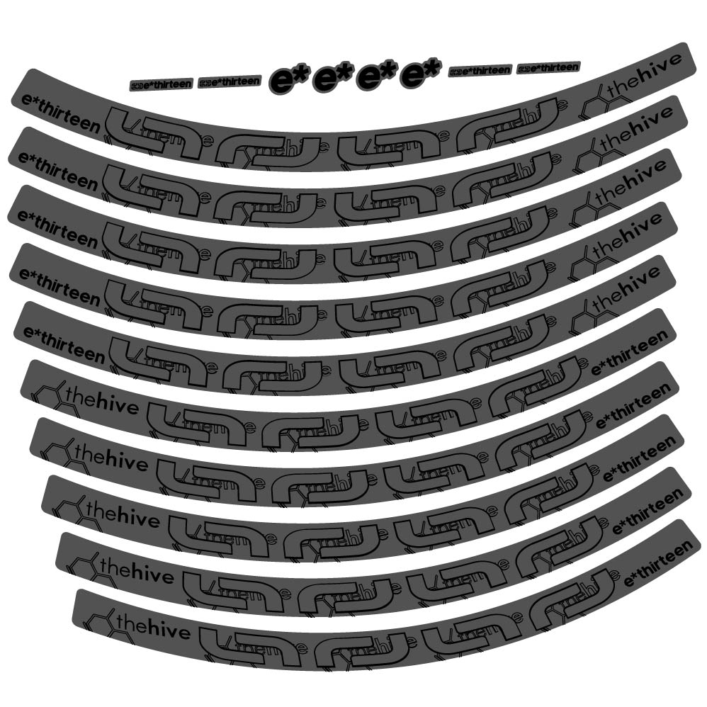 Stickers eThirteen TRS compatibles Autocollants roues VTT 29"