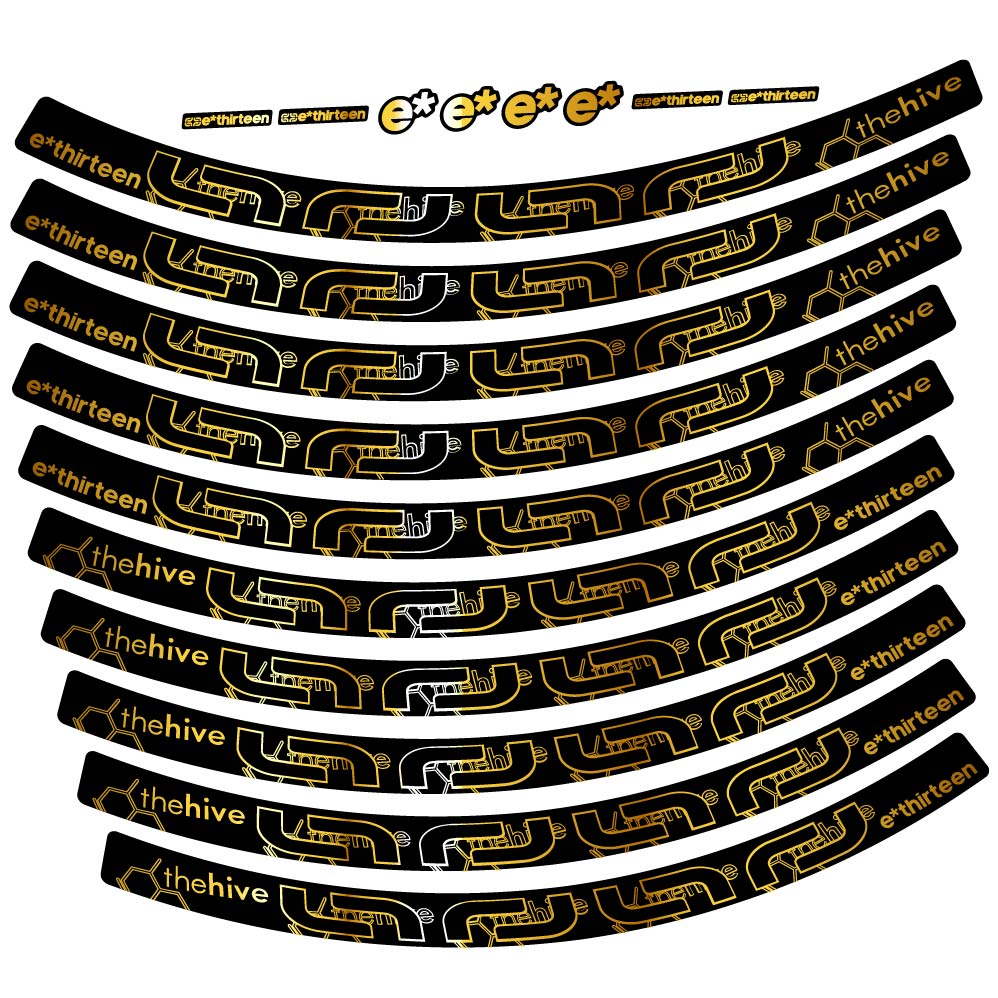 Stickers eThirteen TRS compatibles Autocollants roues VTT 29"