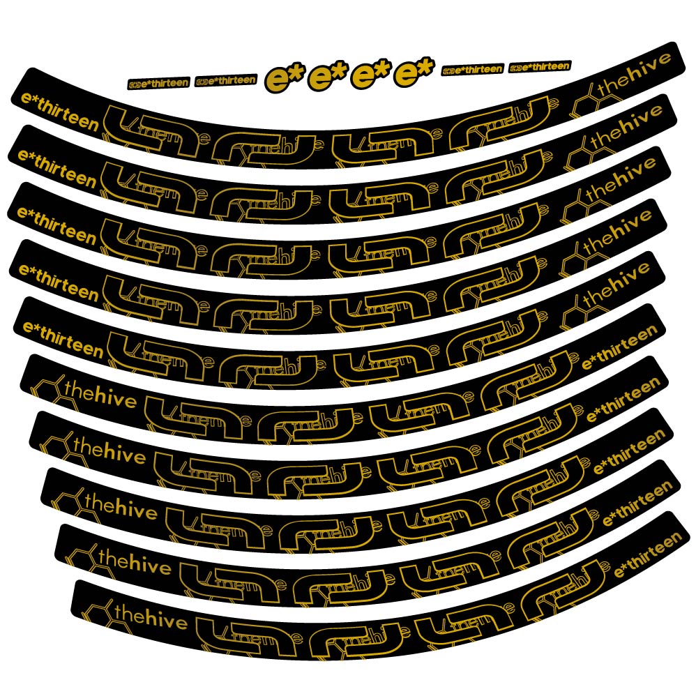 Stickers eThirteen TRS compatibles Autocollants roues VTT 29"