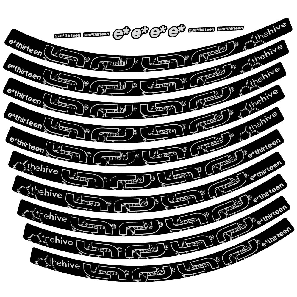 Stickers eThirteen TRS compatibles Autocollants roues VTT 29"