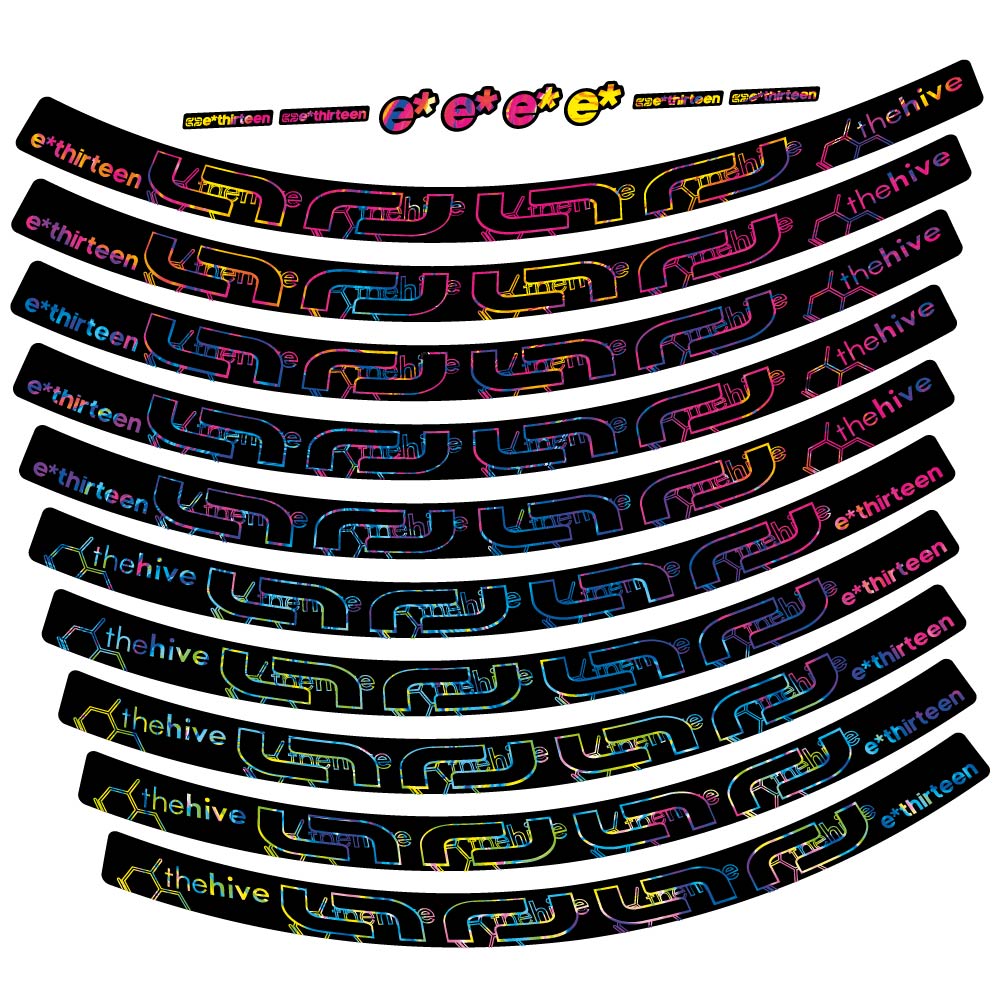 Stickers eThirteen TRS compatibles Autocollants roues VTT 29"