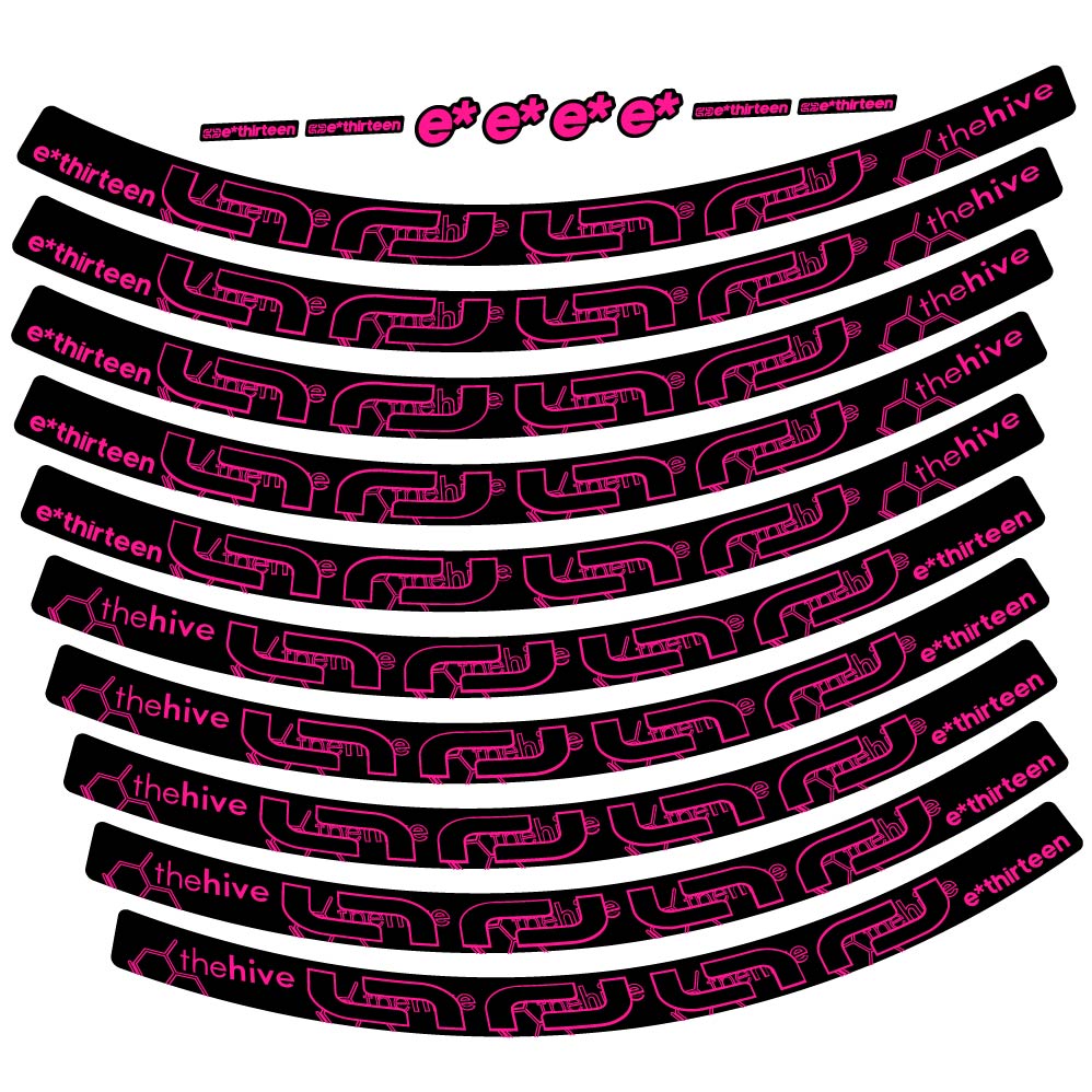 Stickers eThirteen TRS compatibles Autocollants roues VTT 29"