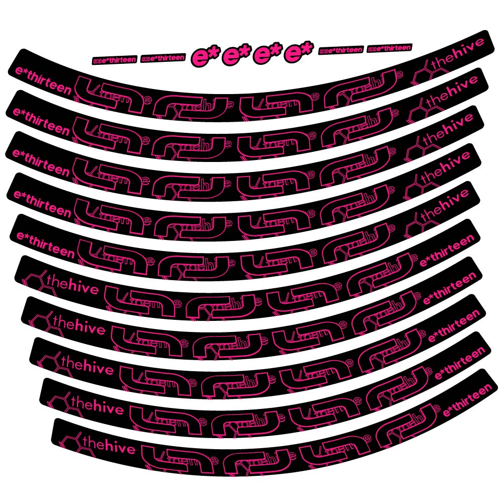 Stickers eThirteen TRS compatibles Autocollants roues VTT 29"