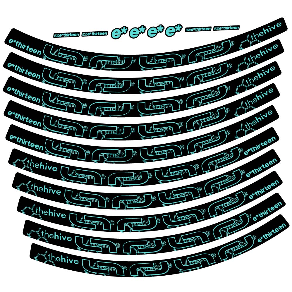 Stickers eThirteen TRS compatibles Autocollants roues VTT 29"