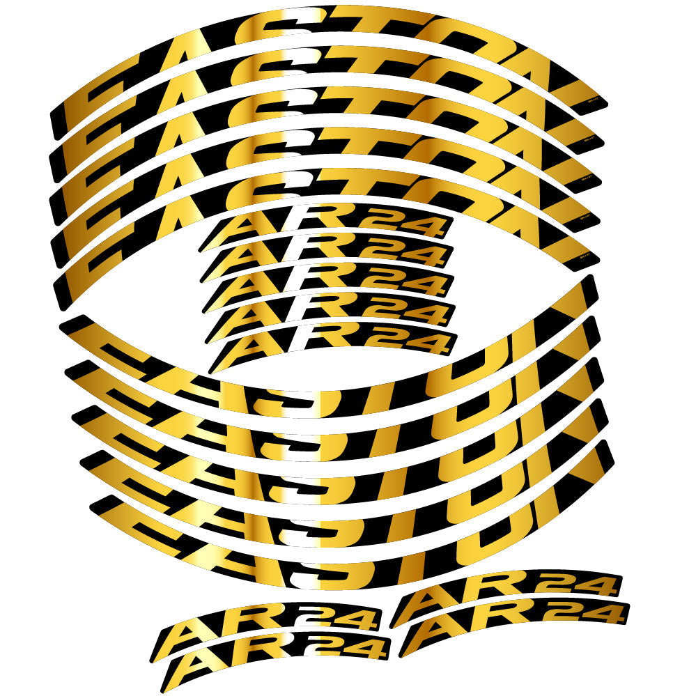 Stickers Easton AR24 compatibles - Autocollants roue vélo VTT