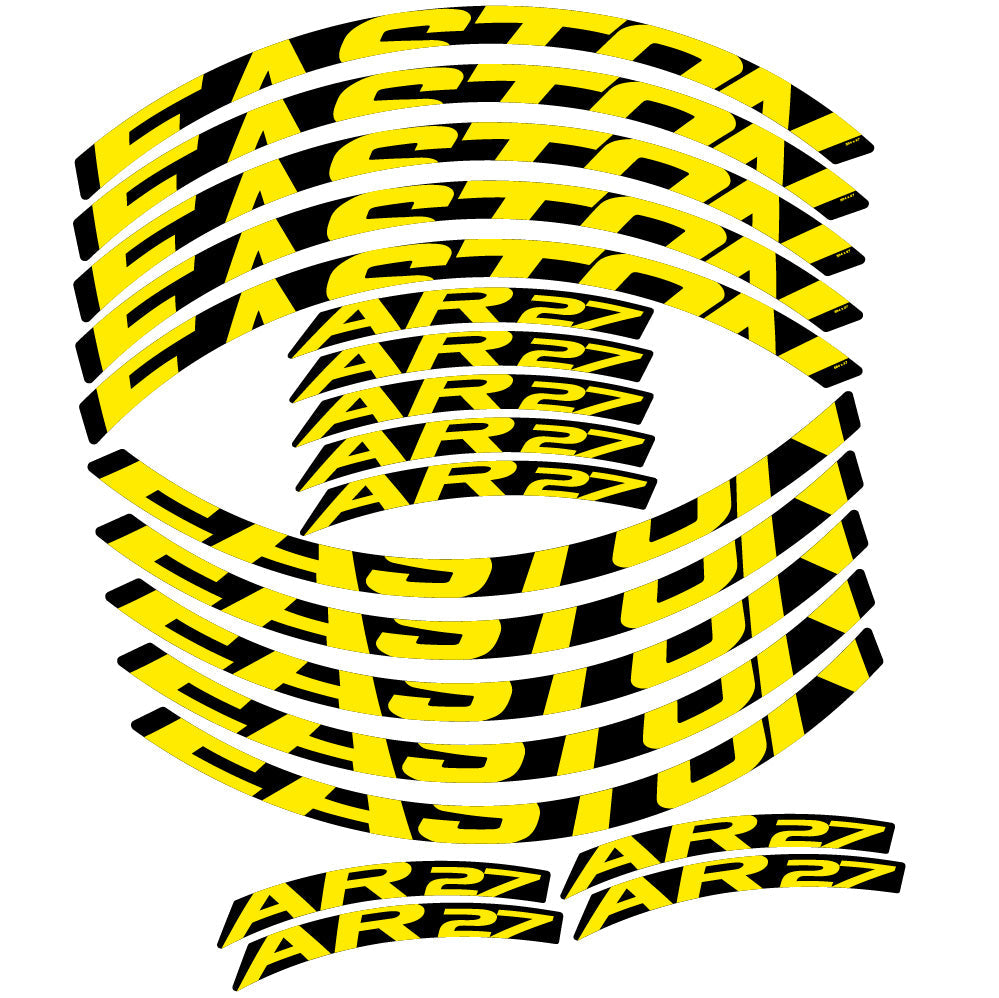 Stickers Easton AR27 compatibles - Autocollants roue vélo VTT