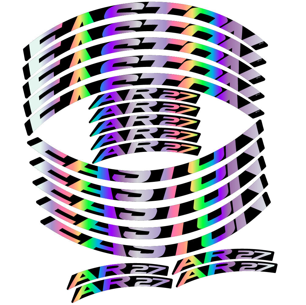 Stickers Easton AR27 compatibles - Autocollants roue vélo VTT