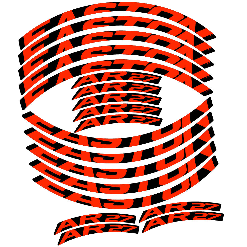 Stickers Easton AR27 compatibles - Autocollants roue vélo VTT
