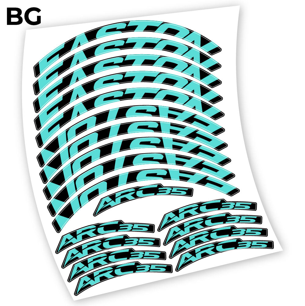 Stickers Easton ARC35 compatibles Autocollants roues Route