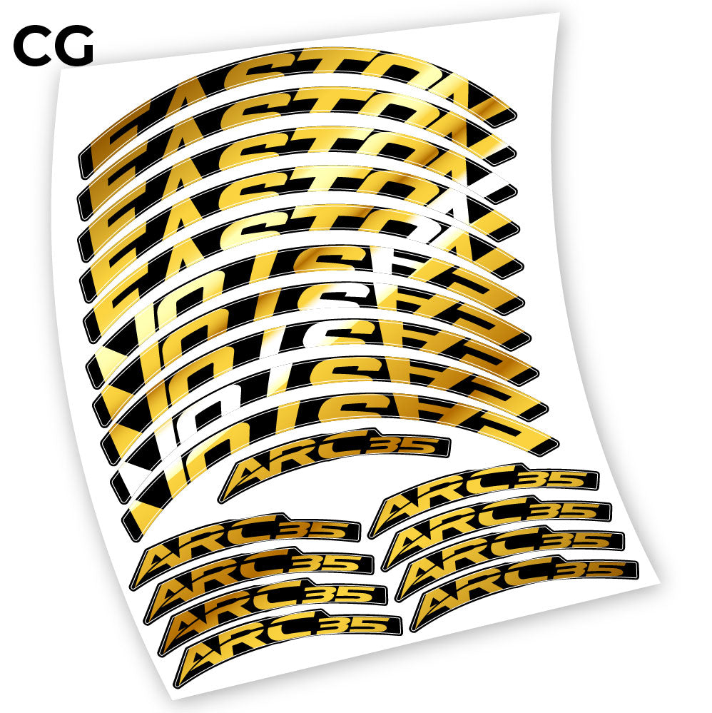 Stickers Easton ARC35 compatibles Autocollants roues Route