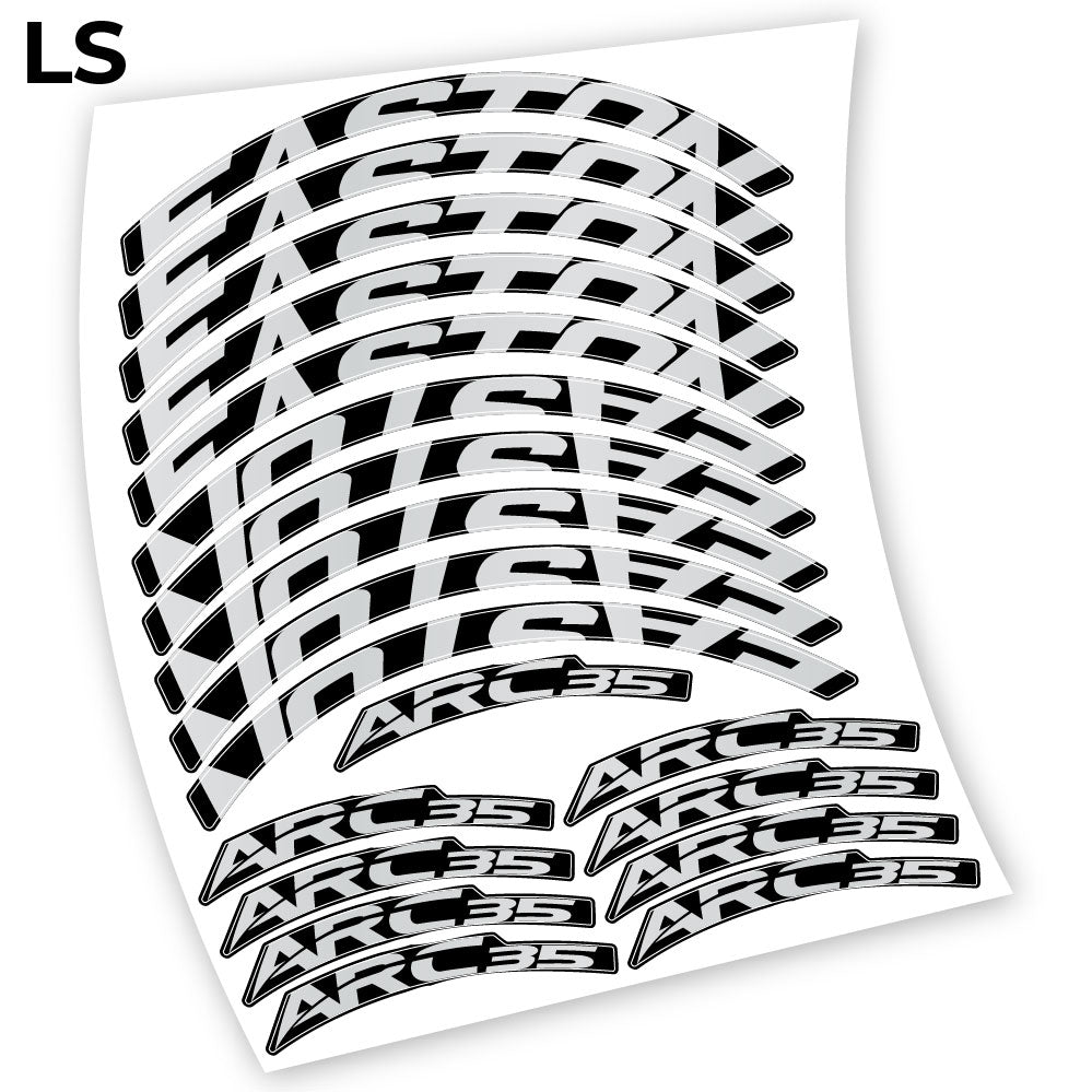 Stickers Easton ARC35 compatibles Autocollants roues Route