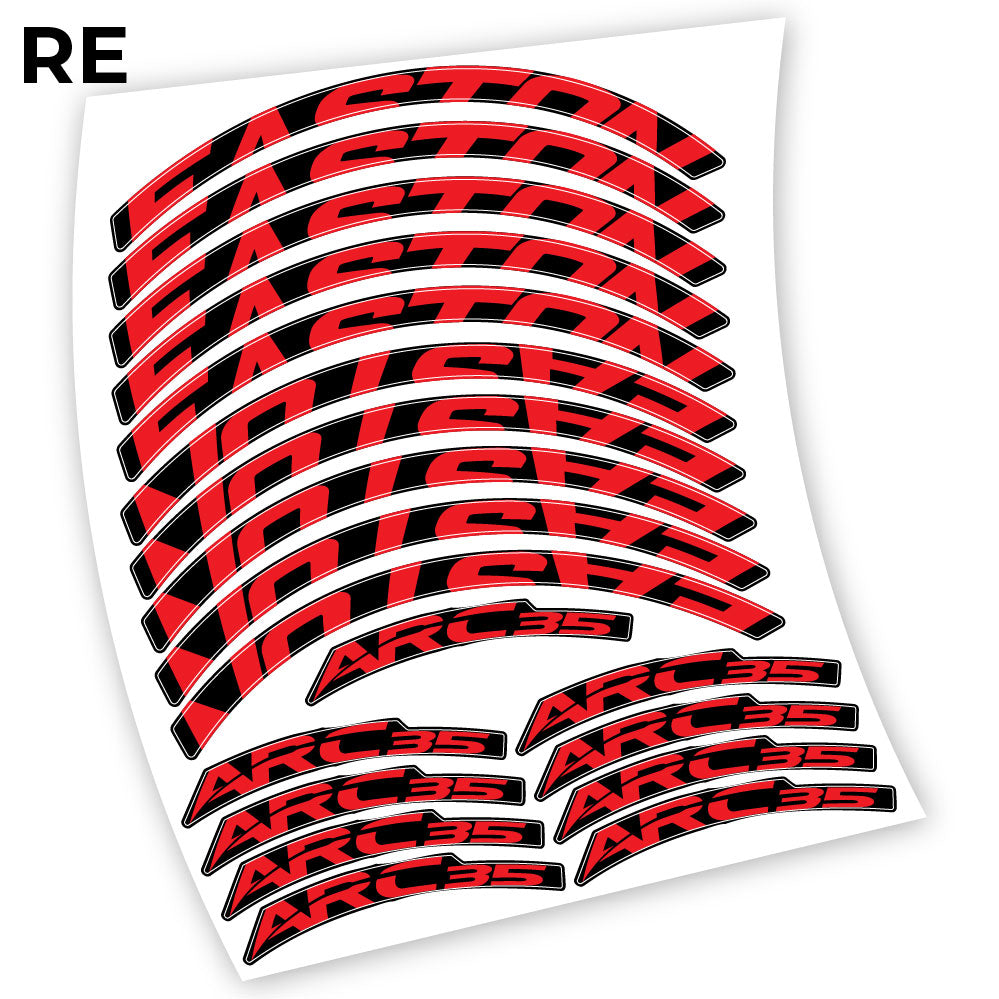 Stickers Easton ARC35 compatibles Autocollants roues Route