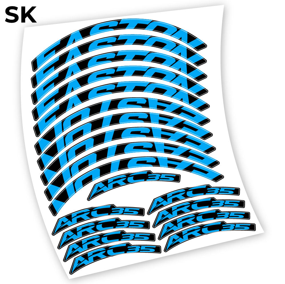 Stickers Easton ARC35 compatibles Autocollants roues Route