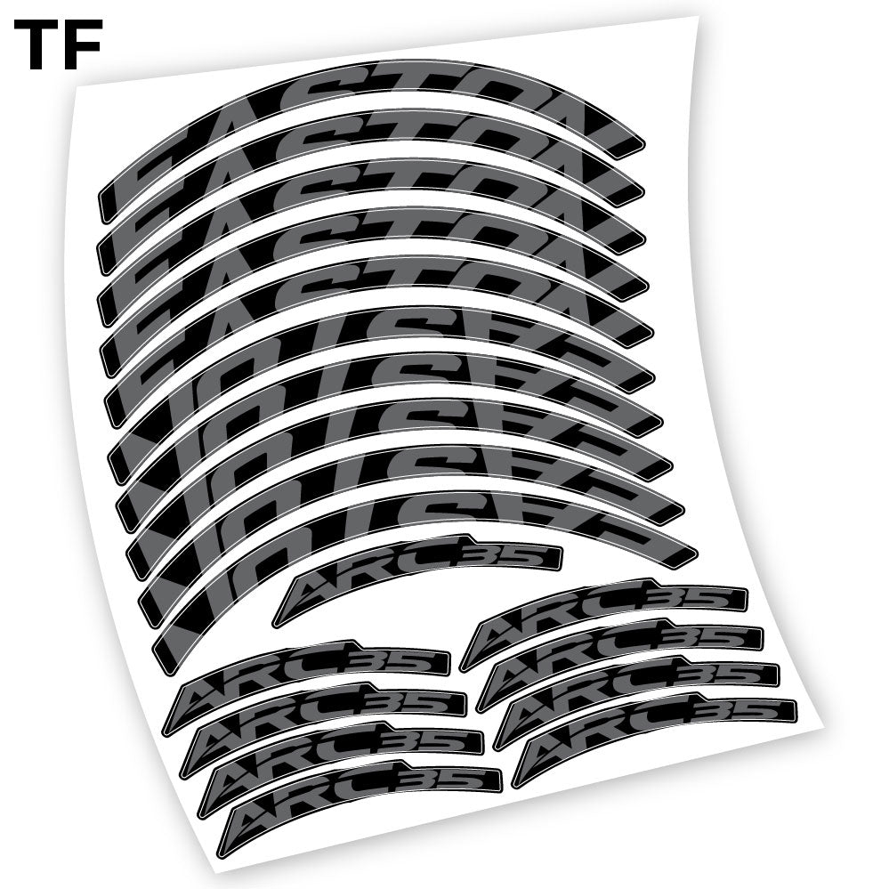 Stickers Easton ARC35 compatibles Autocollants roues Route