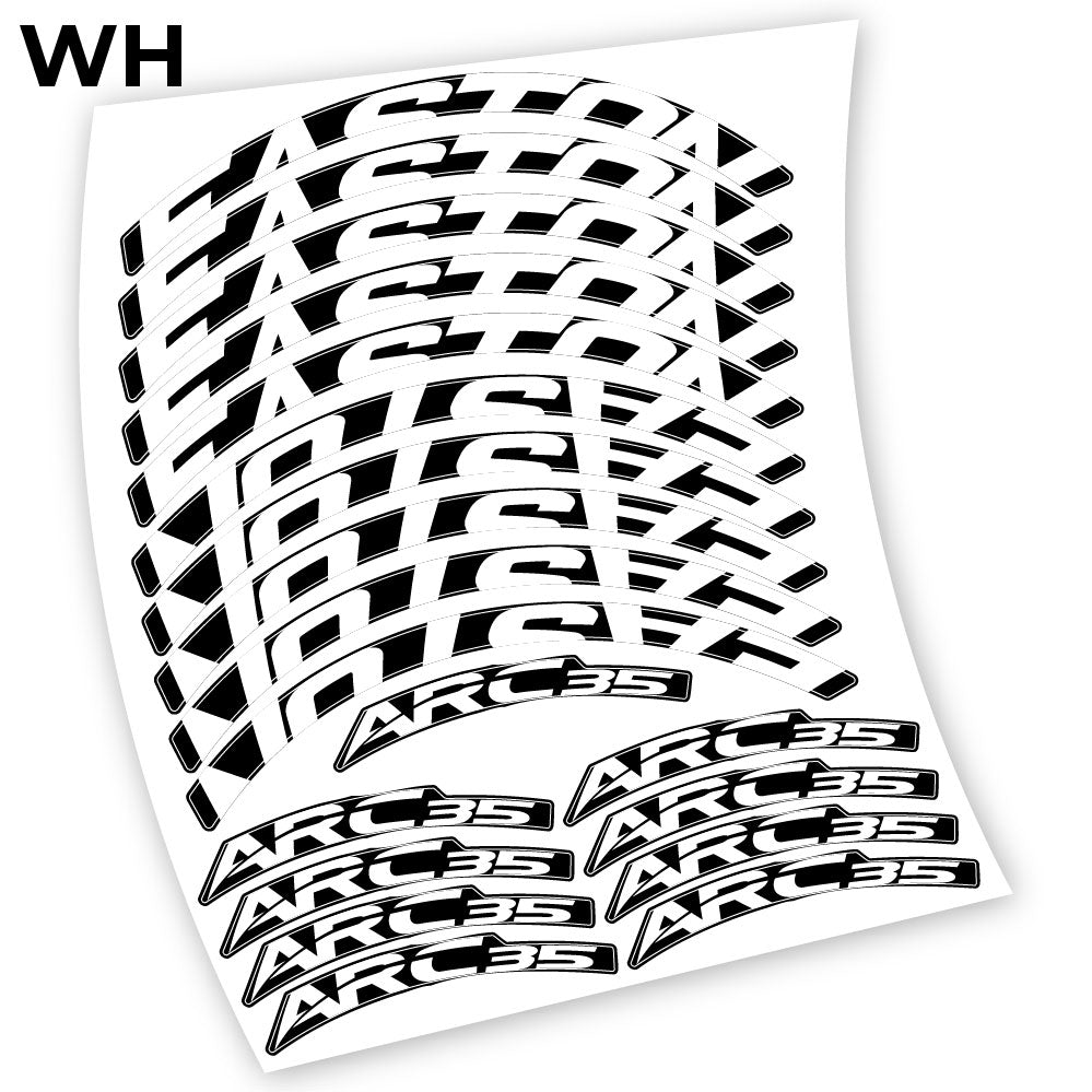 Stickers Easton ARC35 compatibles Autocollants roues Route