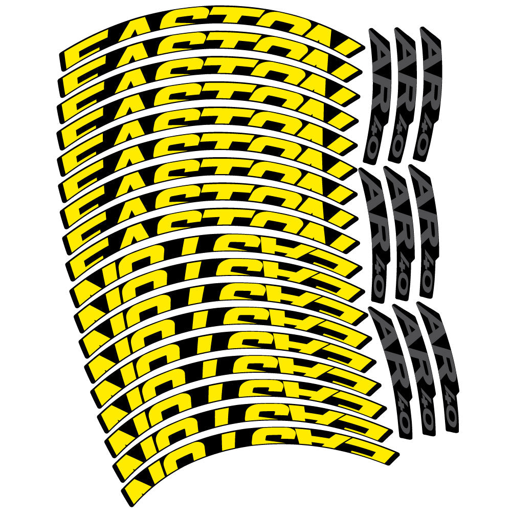 Stickers Easton AR40 compatibles Autocollants roues VTT 29"
