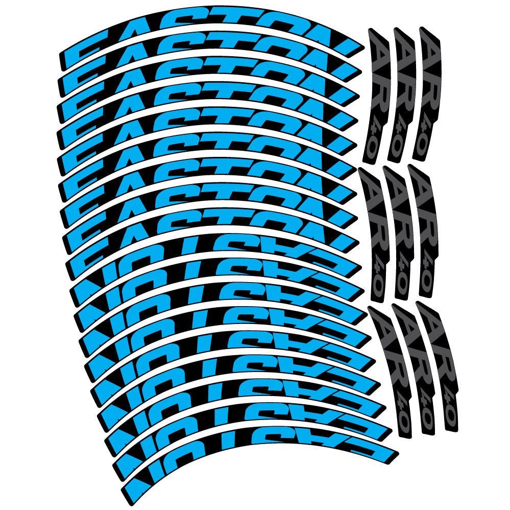 Stickers Easton AR40 compatibles Autocollants roues VTT 29"