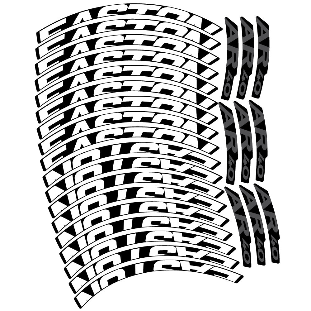Stickers Easton AR40 compatibles Autocollants roues VTT 29"