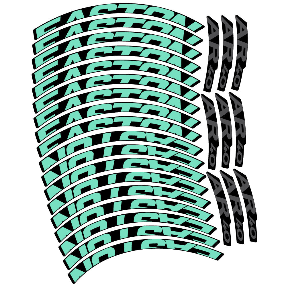 Stickers Easton AR40 compatibles Autocollants roues VTT 29"
