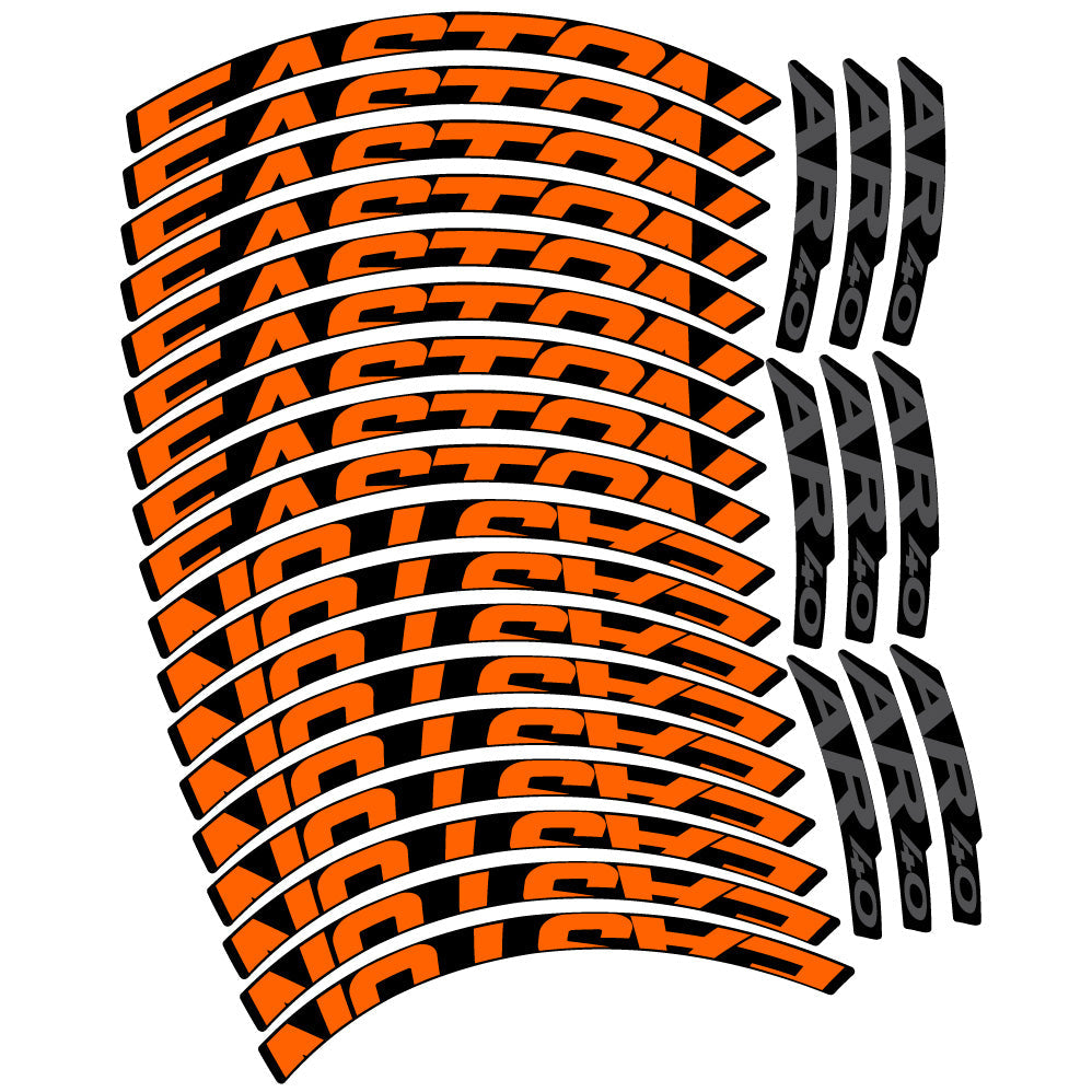 Stickers Easton AR40 compatibles Autocollants roues VTT 29"