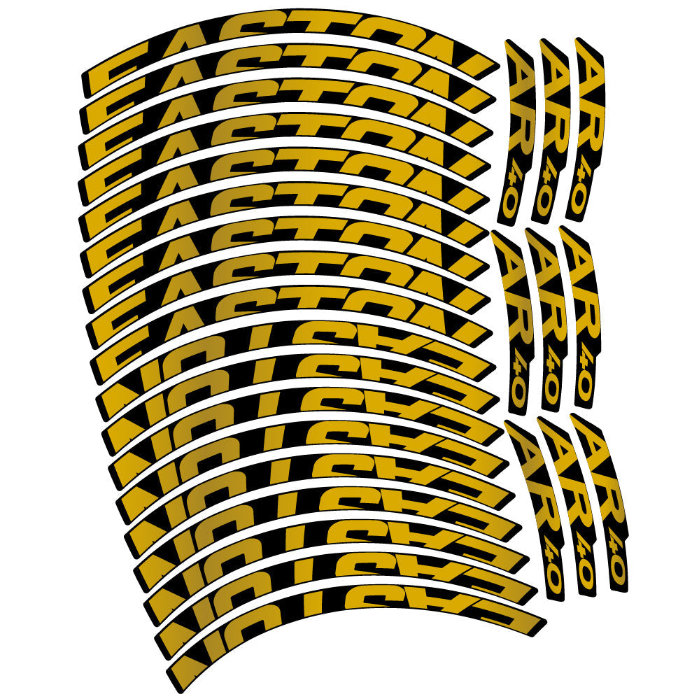 Stickers Easton AR40 compatibles Autocollants roues VTT 29"