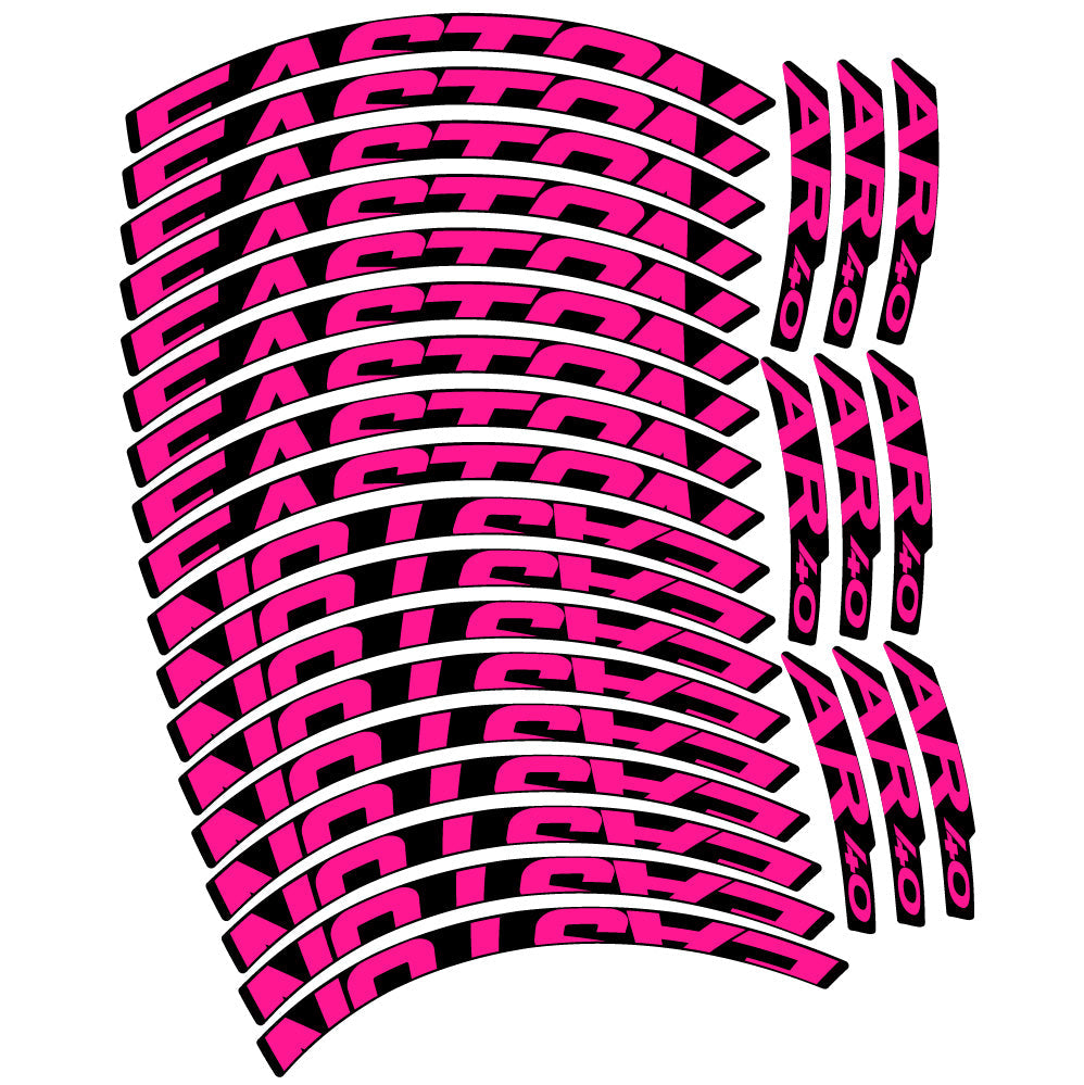 Stickers Easton AR40 compatibles - Autocollants roue vélo VTT