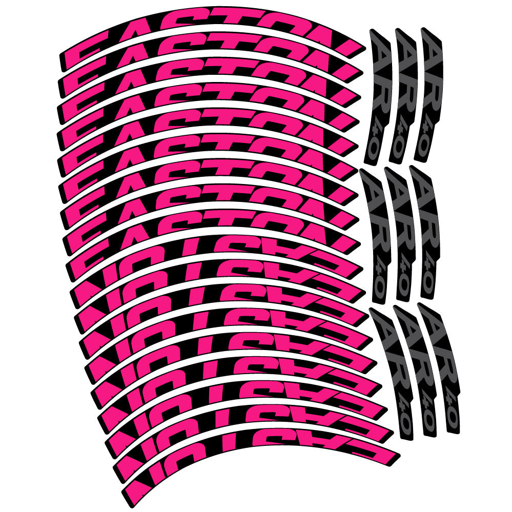 Stickers Easton AR40 compatibles - Autocollants roue vélo VTT