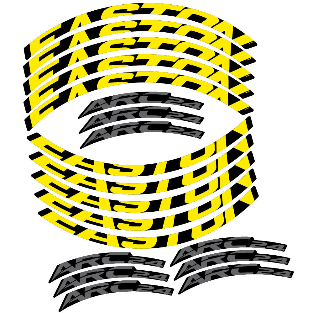 Stickers Easton ARC24 compatibles Autocollants roues VTT 29"
