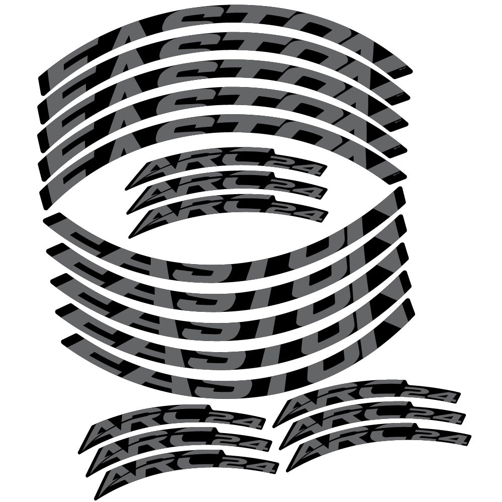 Stickers Easton ARC24 compatibles - Autocollants roue vélo VTT
