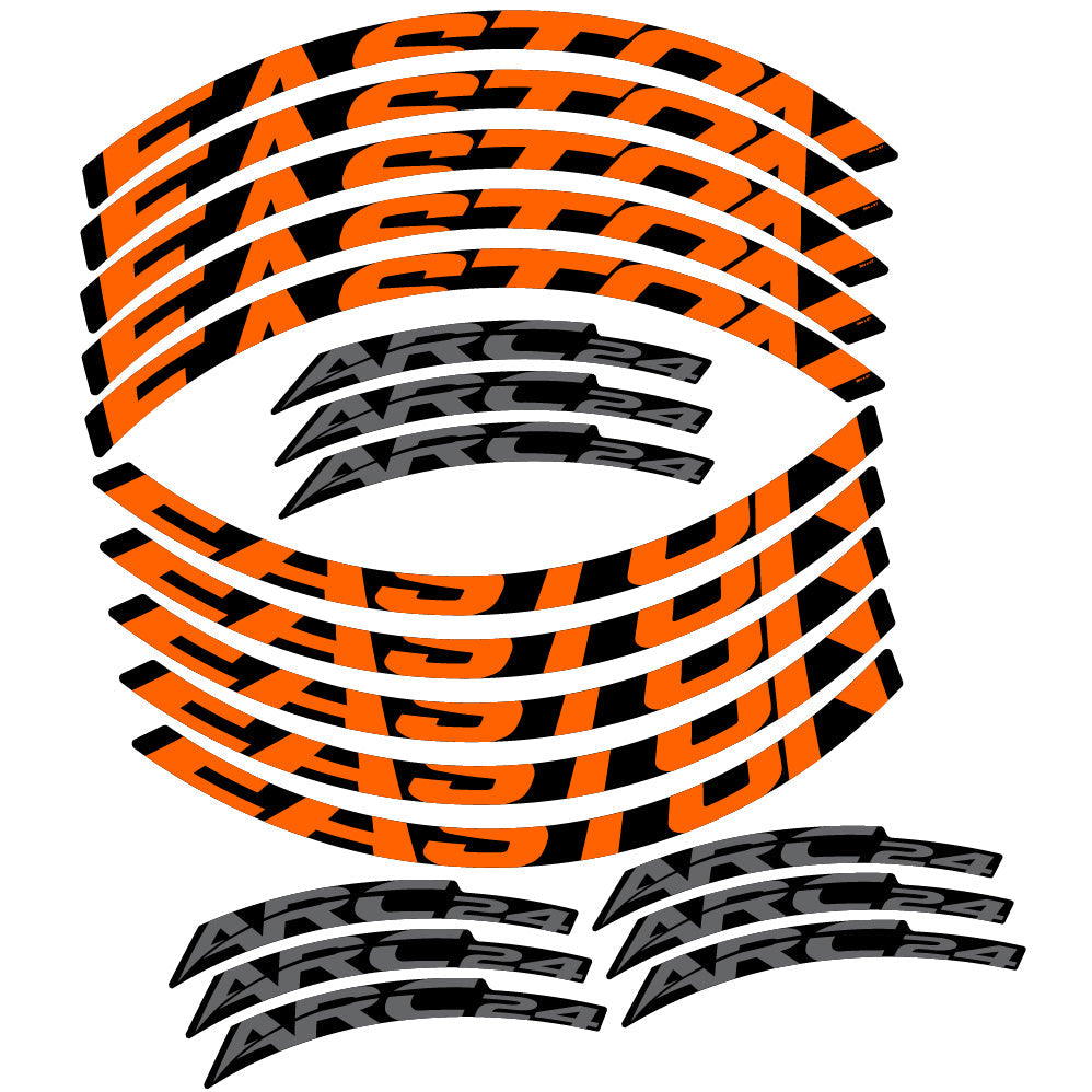 Stickers Easton ARC24 compatibles Autocollants roues VTT 29"