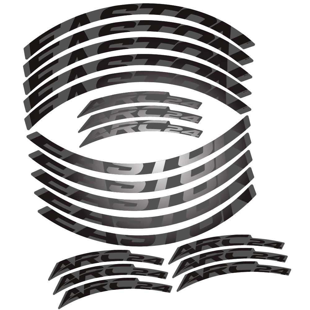Stickers Easton ARC24 compatibles - Autocollants roue vélo VTT