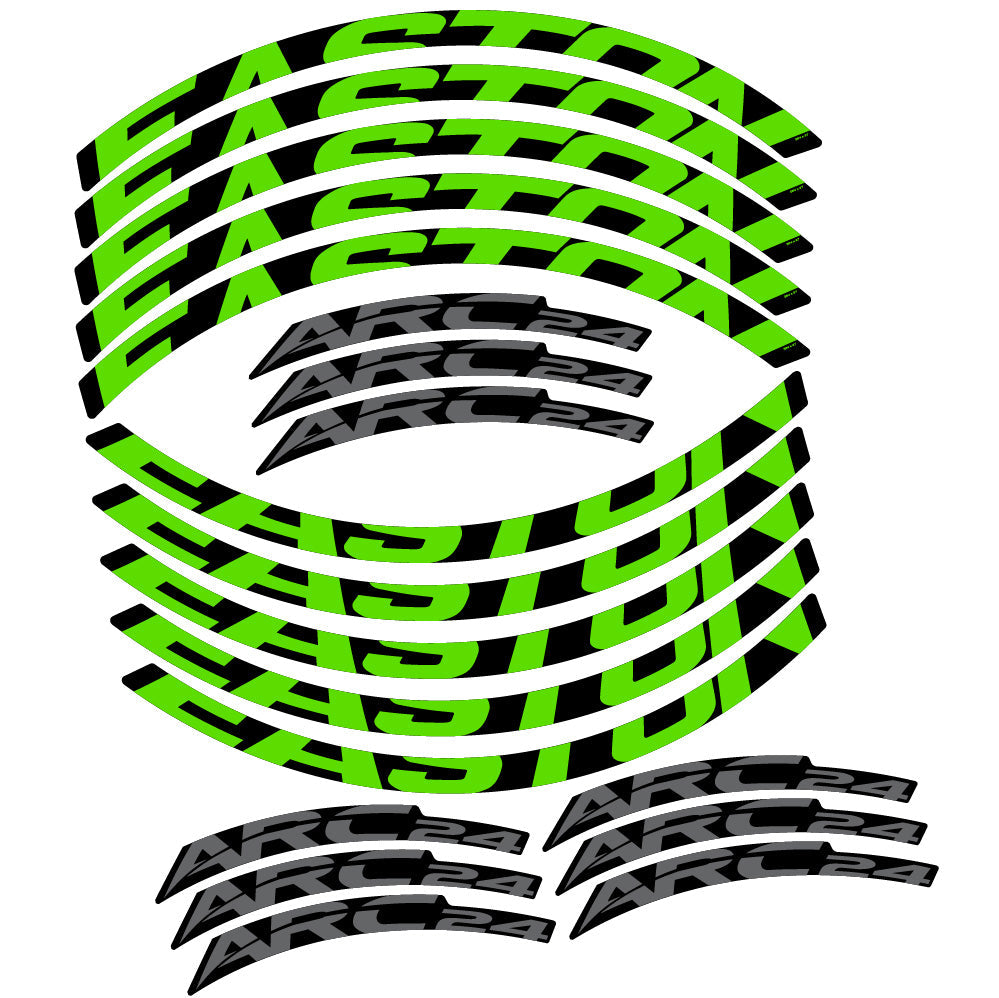 Stickers Easton ARC24 compatibles Autocollants roues VTT 29"